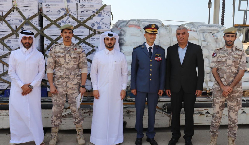 Qatari Food Aid to Lebanese Army